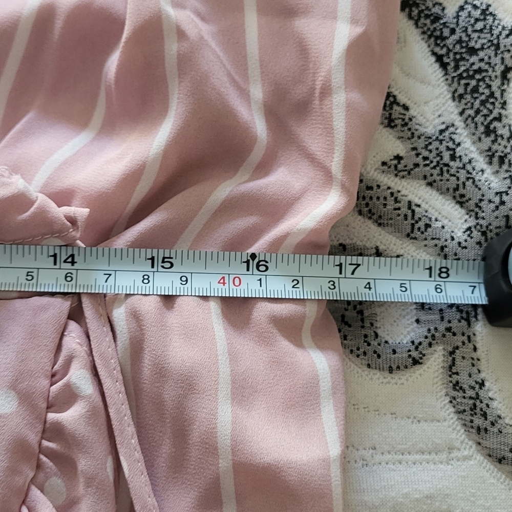 Mixed Pattern Ruffled Surplice Wrap Elastic Waist… - image 8